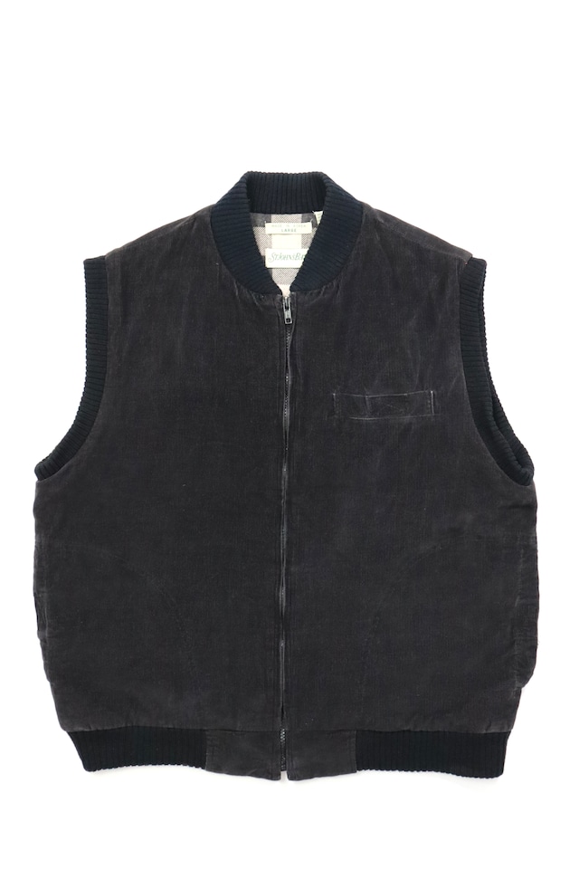 USED 90s ST JHON’S BAY Padding corduroy vest