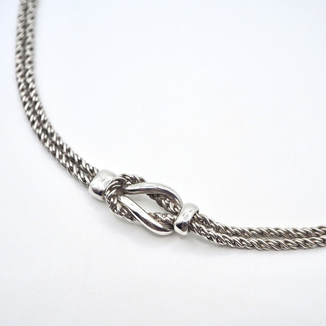 Tiffany &Co. ダブルロープ ネックレス シルバー925 ティファニー