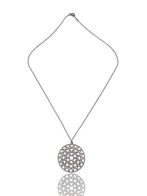 Tiffany&Co. パロマクラウンオブハート メダリオンネックレス SV925