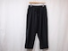 UNTRACE” WASHABLE TROPICAL TAPERED PANTS BLACK”