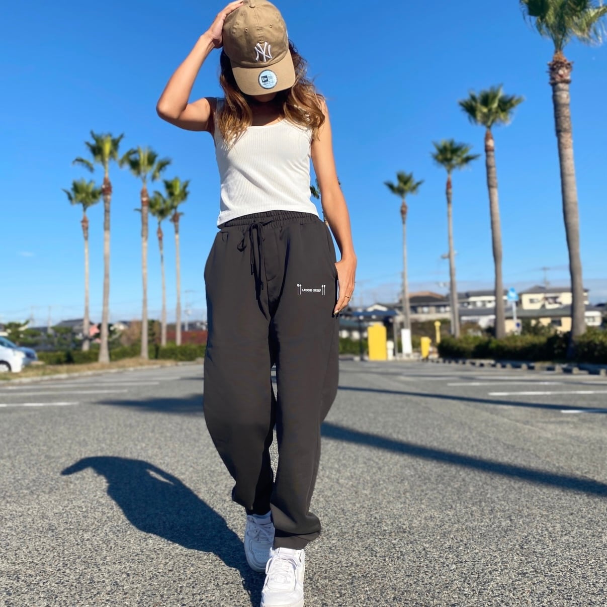 Palm Tree Logo Sweat Pants | LUSSO SURF