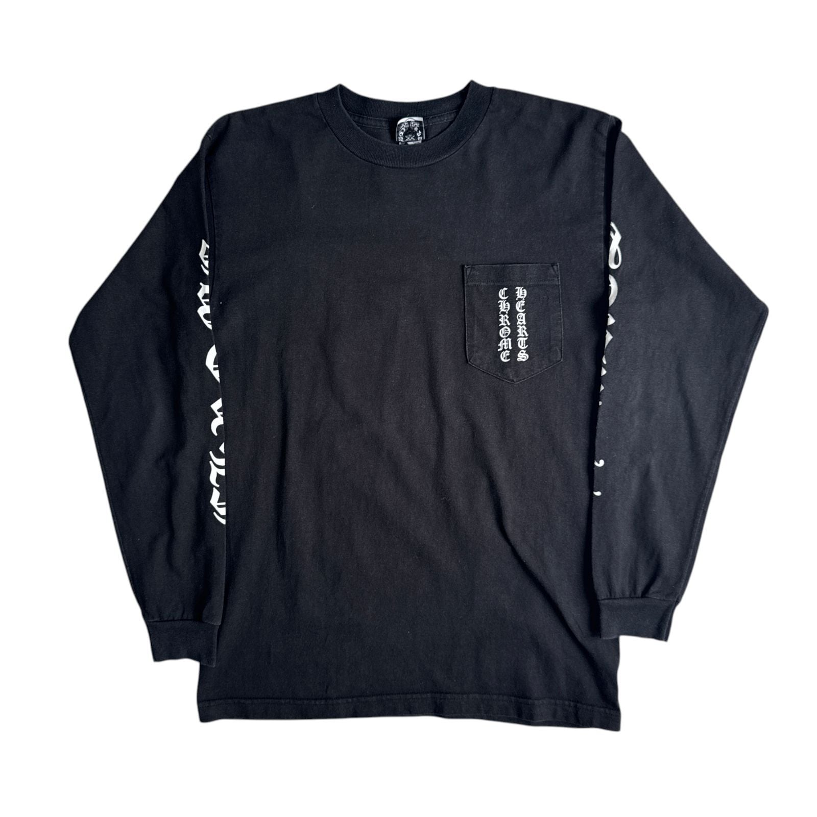 90s-00s OLD CHROME HEARTS Tバー CHクロス ホースシュー ポケット