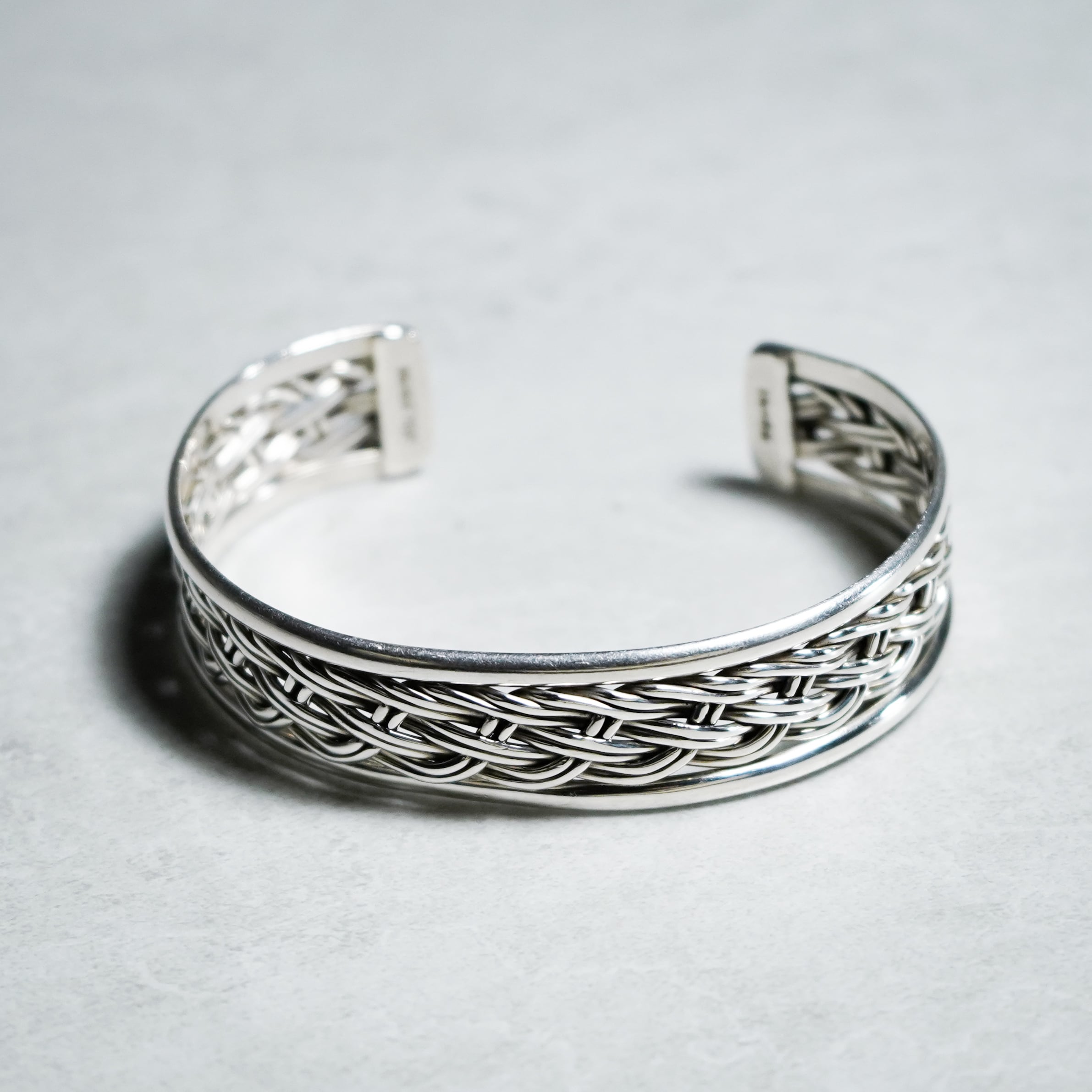 British Vintage Silver Twist Ring イギリス ヴィンテージ シルバー