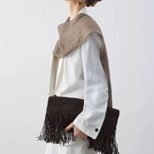 ドレープデザイン ヒップ丈 ブラウス 　　 00055