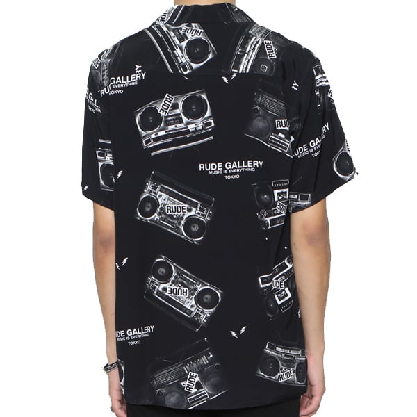 RADIO ALOHA SHIRT (WHITE) / RUDE GALLERY | Cross Road Blues