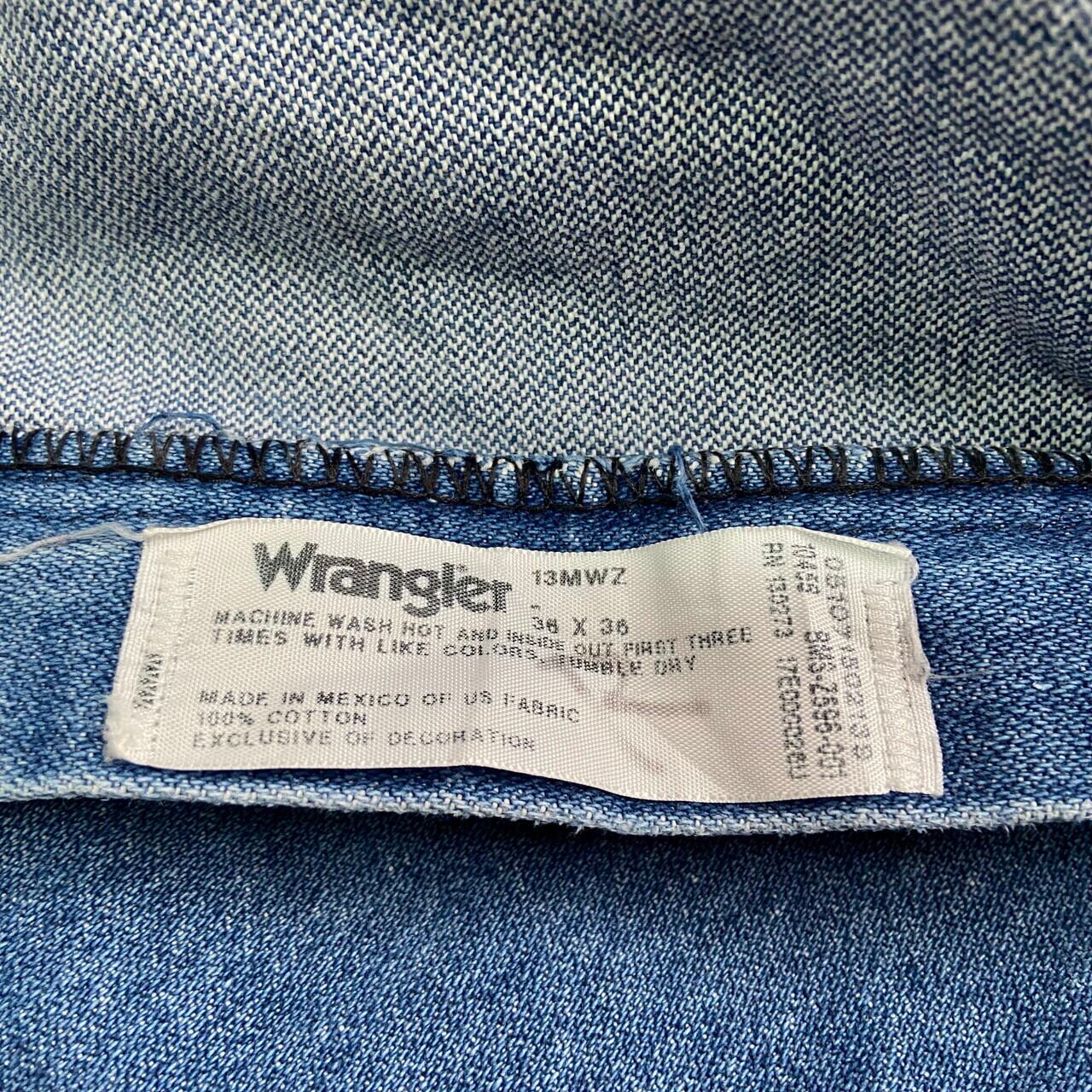 ブランド！2000年代 メキシコ製 Wrangler 13MWZ 濃紺デニム