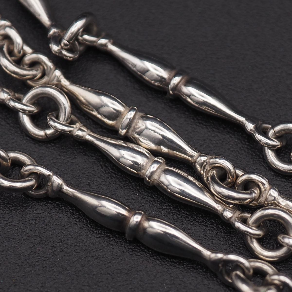 H299 ヴィンテージ STERLING ITALY 925刻印 ロング ネックレス