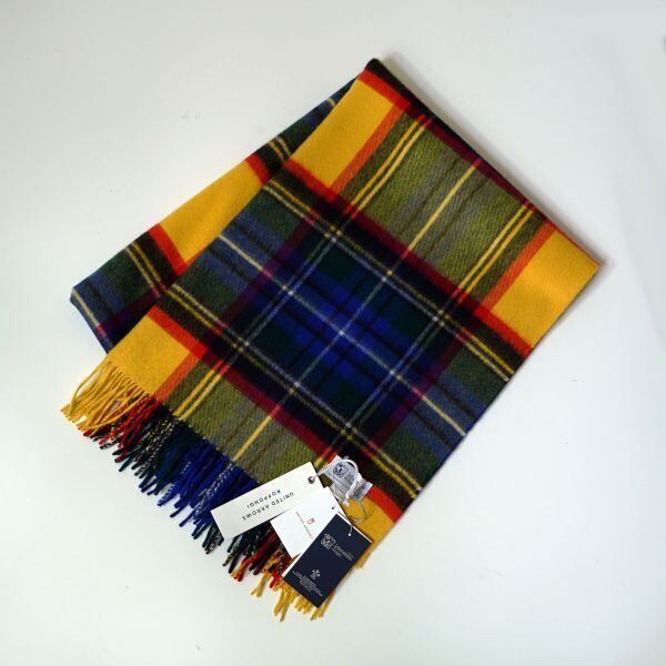 【新品未使用 国内正規品】Johnstons ジョンストンズ カシミヤ 大判 ストール 《 Yellow 》UNITED ARROWS カシミア 100% 240327-48