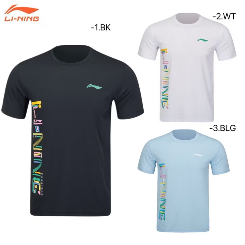 ATSR469】 LI-NING ロゴTシャツ バドミントンウェア(ユニ/メンズ