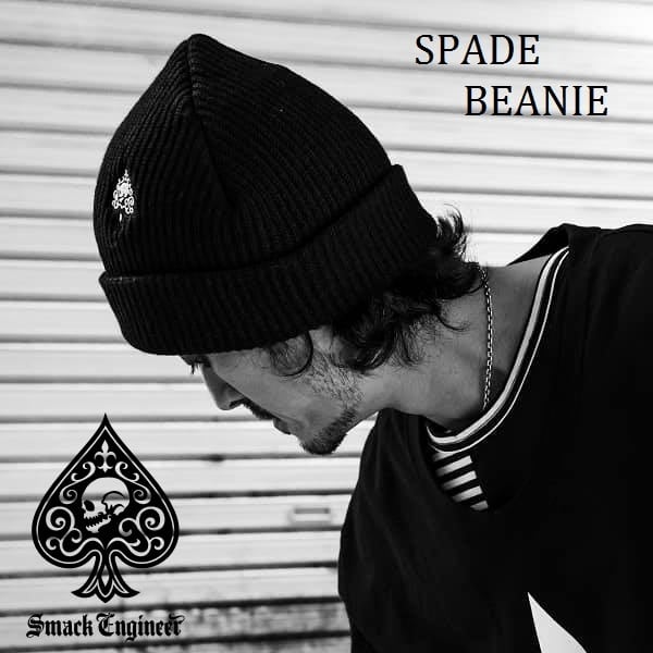 SMACK ENGINEER / スマックエンジニア「SPADE BEANIE」ニット帽 ニット