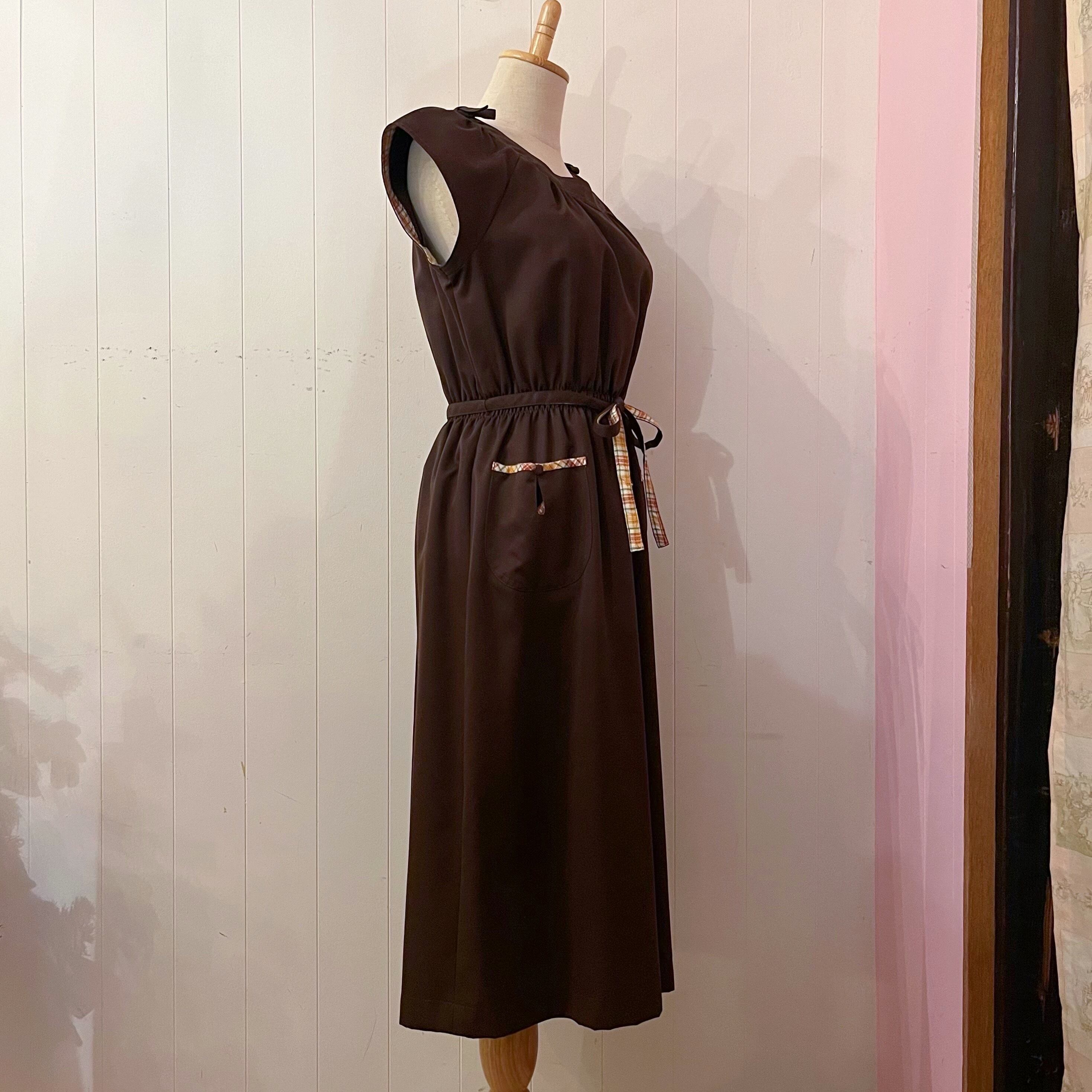 orange check ribbon jumper skirt