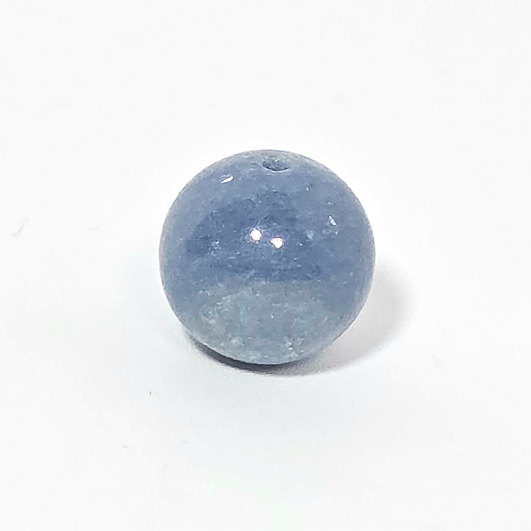 12㍉:入コン沢系ブルー・糸魚川翡翠:丸玉バラ BMD-blue0007 | 糸魚川