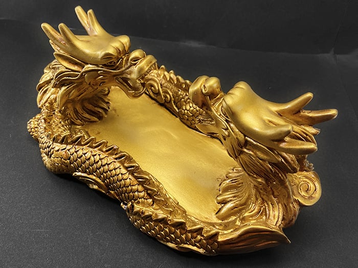 風水・開運】☆大人気商品☆双龍 特大 パワーストーン入れ 浄化 皿