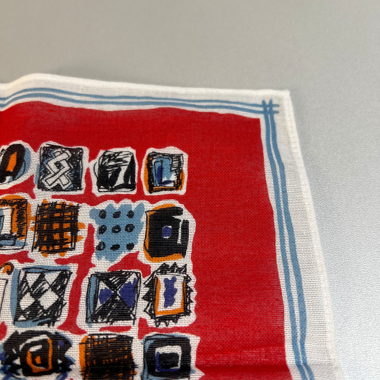 Lancel  スカーフ レッド A-10075