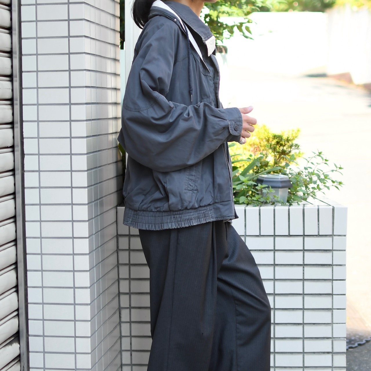 design fade gimmick blouson