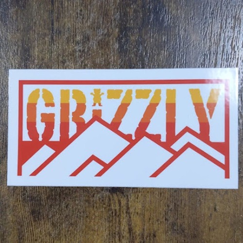 【ST-174】Grizzly Griptape skateboard sticker グリズリー グリップテープ スケートボード ステッカー