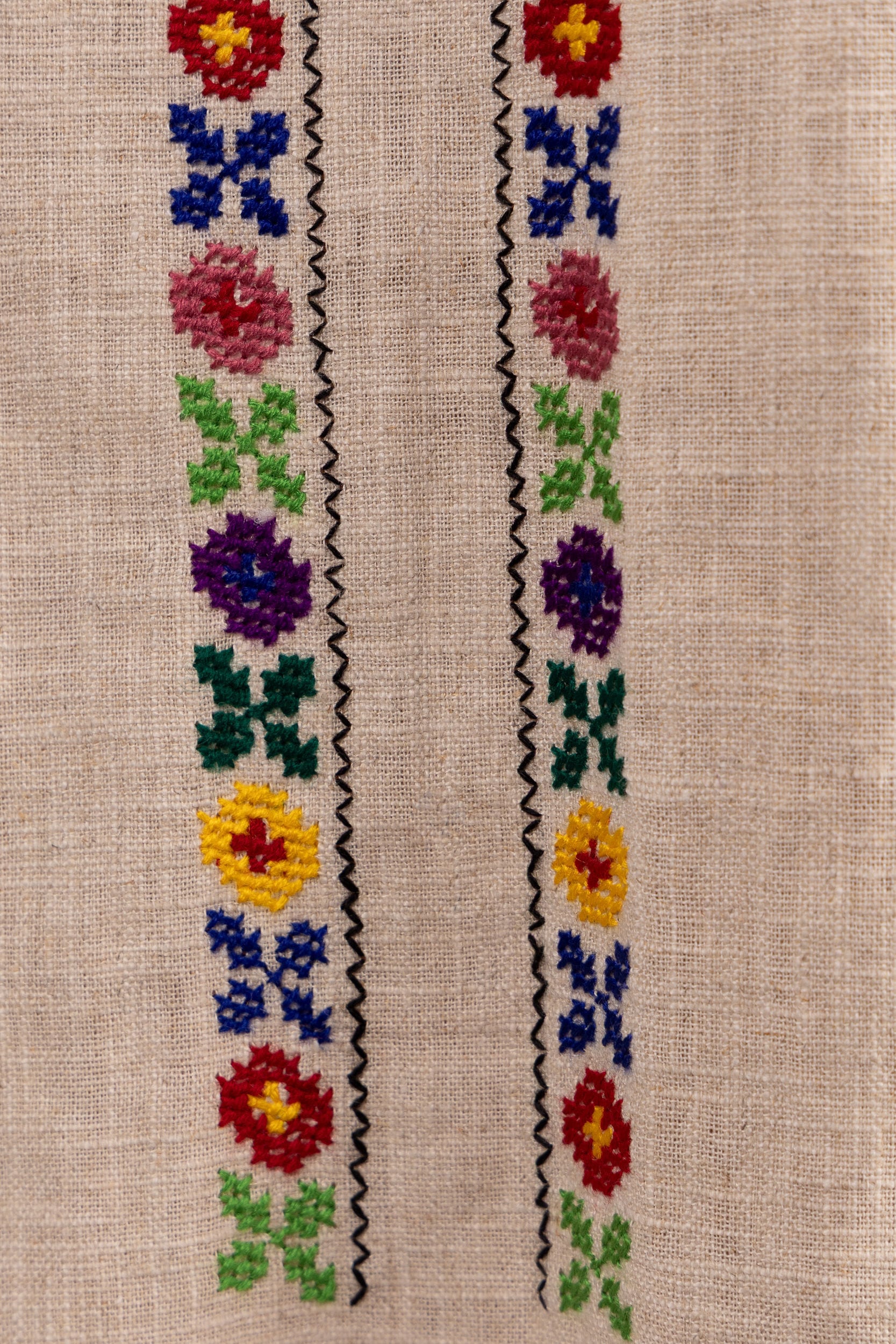 ウクライナ刺繍ヴィシヴァンカ・クラシック ワンピース コロミヤ 手