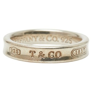ティファニー 1837 ナローリング リング 指輪 SV925 シルバー レディース TIFFANY&Co. 【中古】
