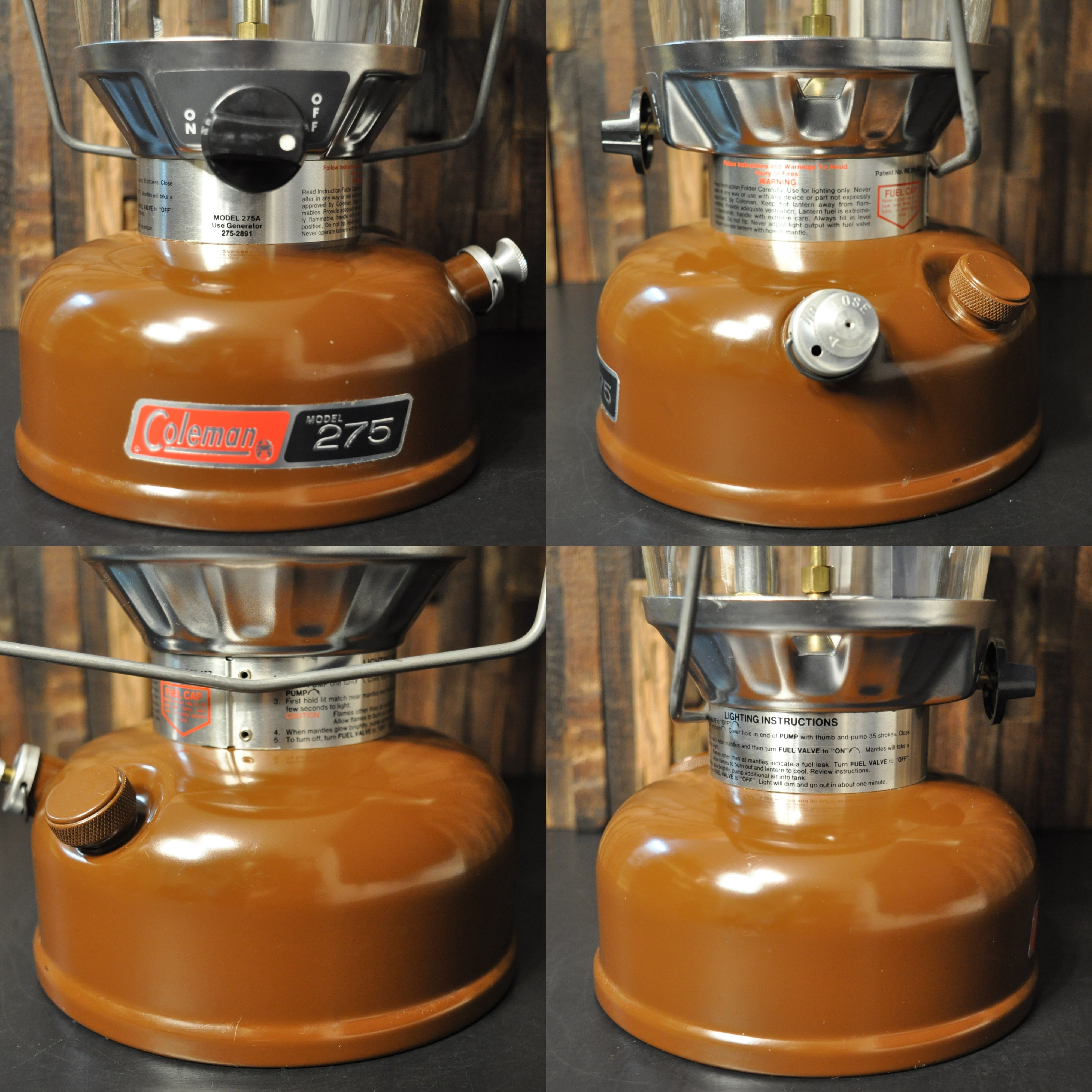 コールマン 275A710 1981年6月製造 ブラウン ツーマントル コールマン 275A710 1981年6月製造 ブラウン ツーマントル