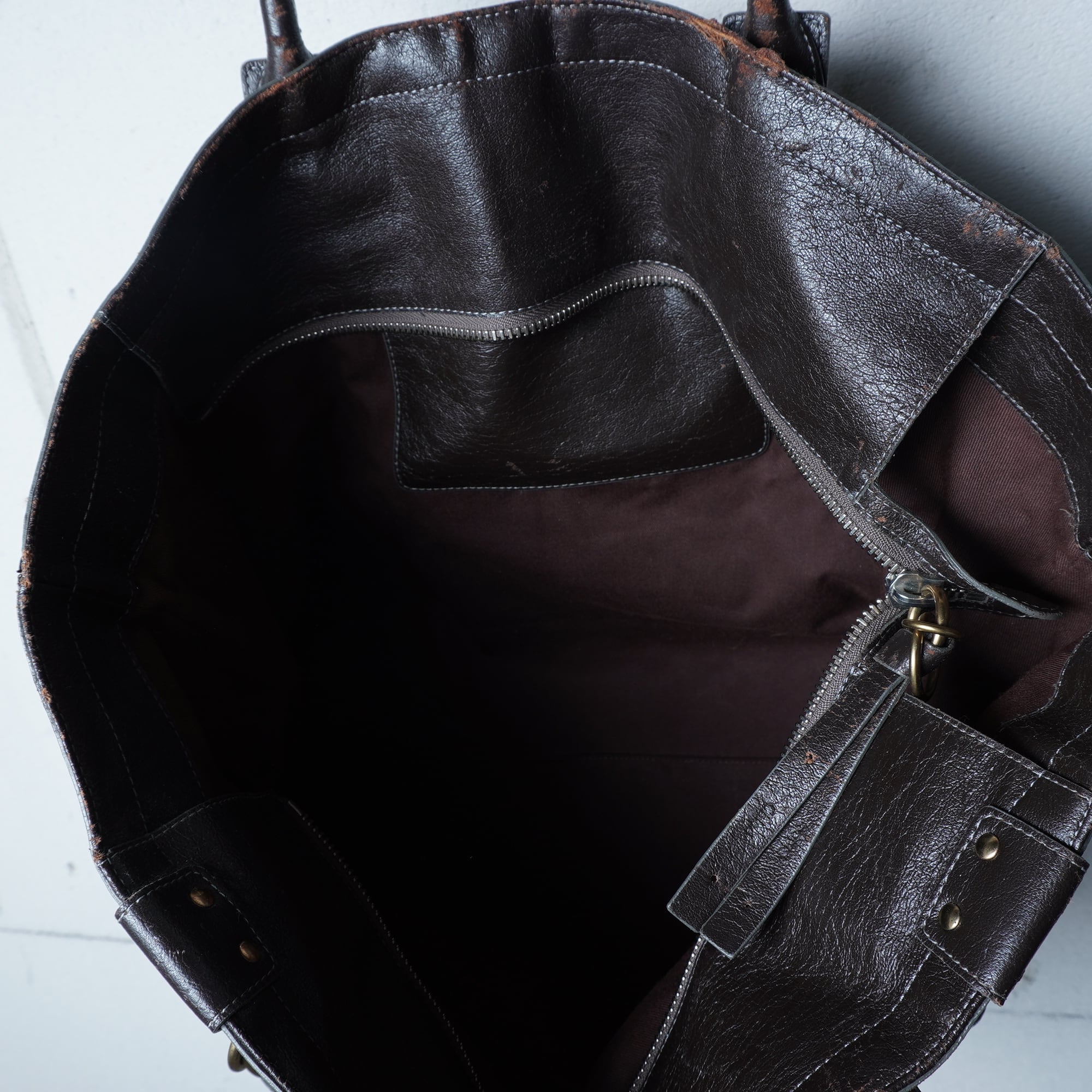 Chloé クロエ エクリプス レザートート Y2K 00s archive 黒 Chloe】クロエ ロゴ入エクリプスレザートートバッグ black | MIXHIVE