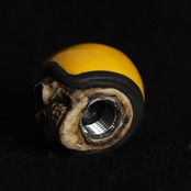 VINTAGE HELL'MET VALVE CAP /CC110イエロー