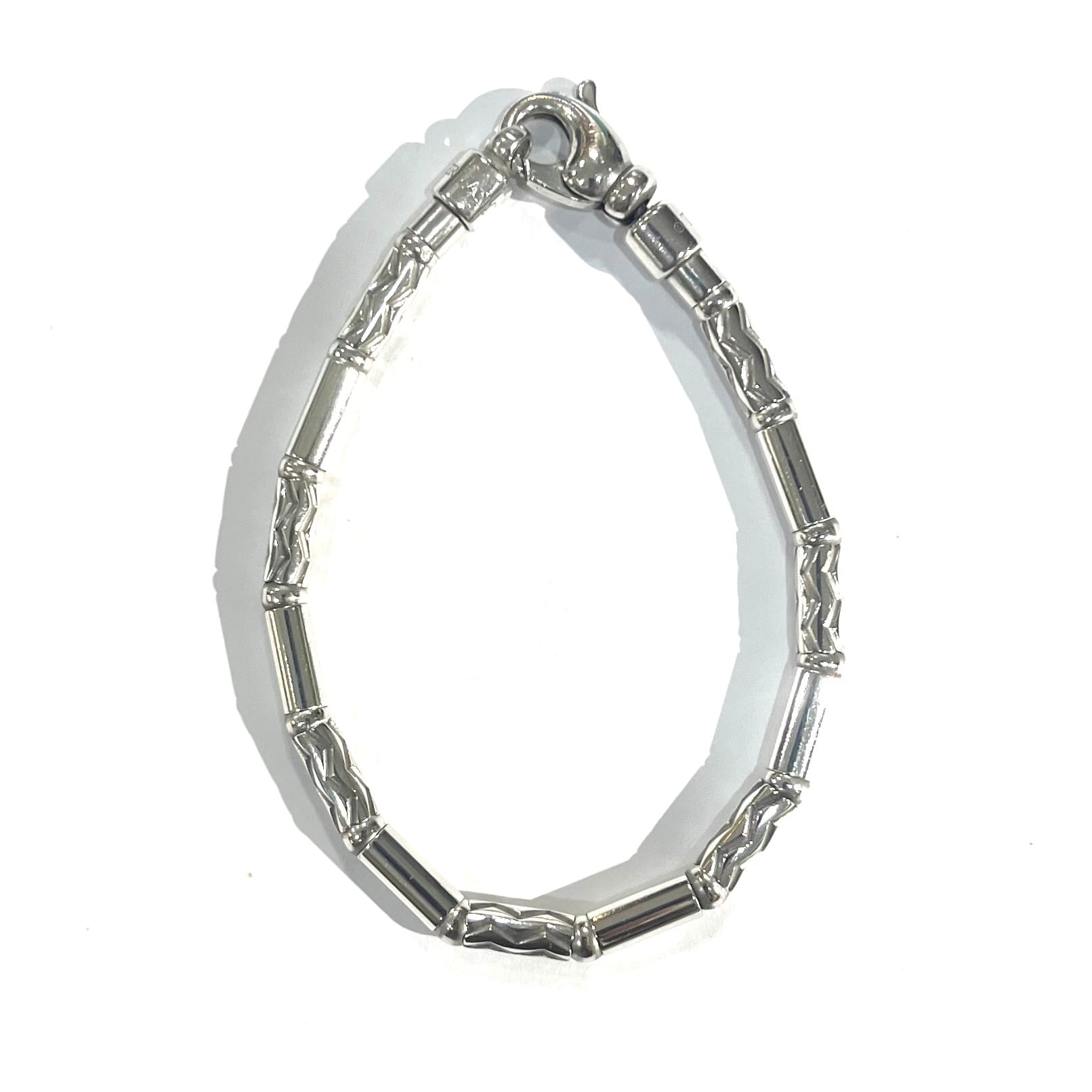 希少【TIFFANY&CO.】2924 German ZigZagブレスレット幾何学 シルバー