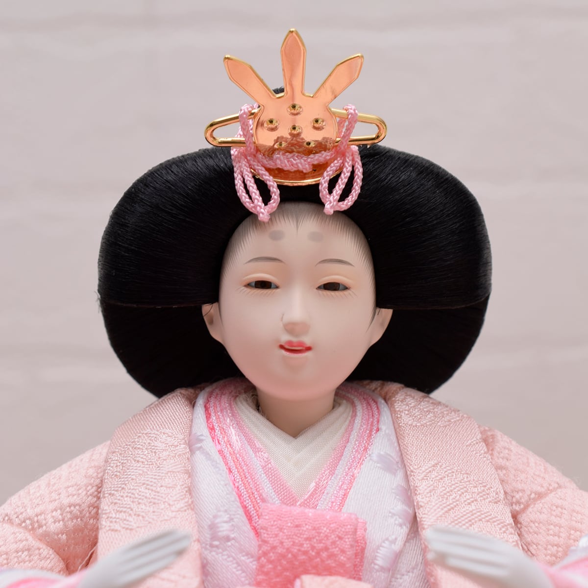 親王飾り　優美 雛人形 親王飾り【雫】アクリルケース入り｜おしゃれ｜モダン