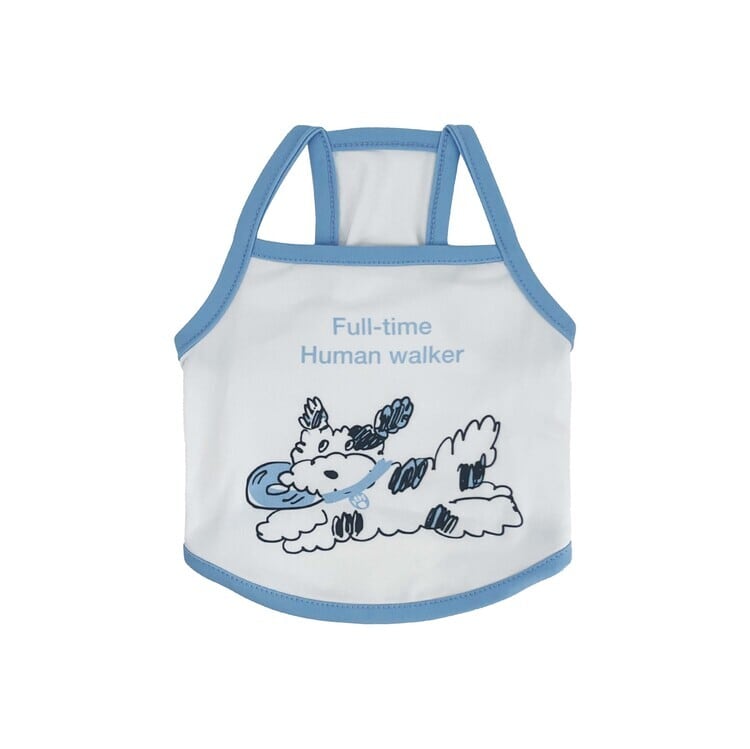 〈即納アイテム〉pebs / COOL CROP SWIM T for HUMANWALKERS(ブルー)