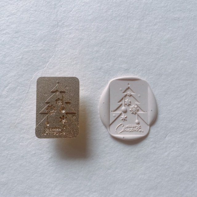 Wax Stamp- Starlight christmas tree／スタンプヘッド