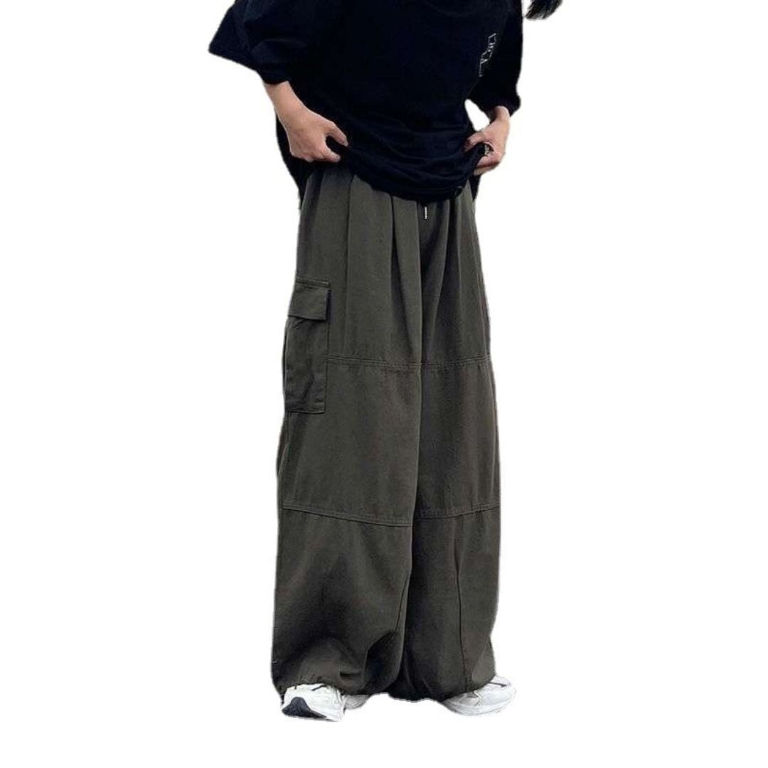 Flap Wide-Leg Pants ワイドレッグパンツ HIGH-WAISTED WIDE LEG PANTS