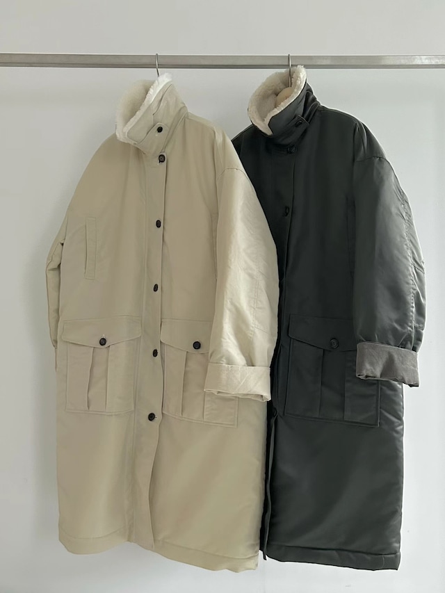(予約) LIFFEY / Oslo padded military coat 2color