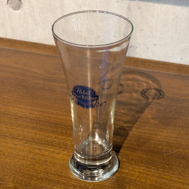 VINTAGE 70~80s Pabst blue ribbon ビールグラス USED