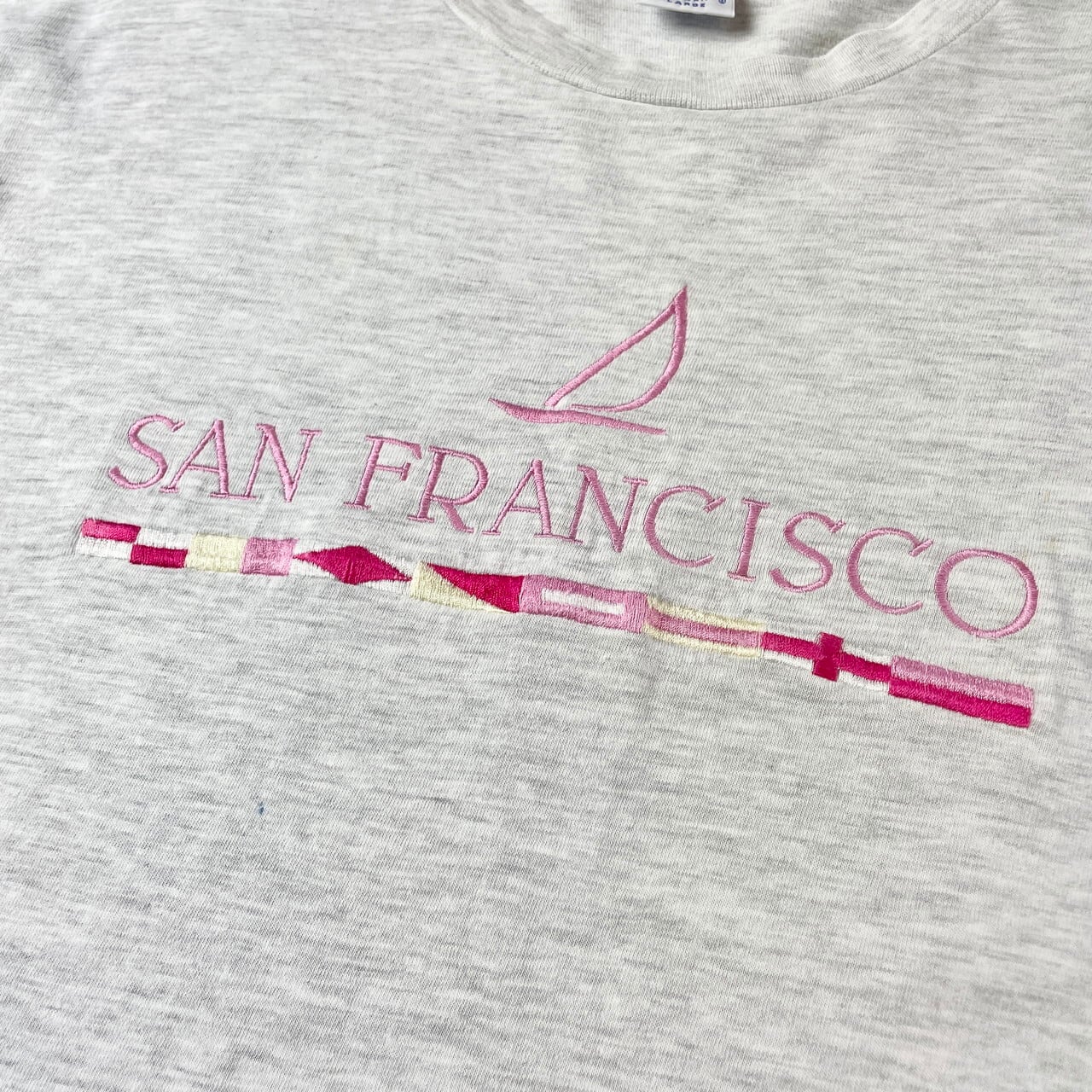 90年代 USA製 SAN FRANCISCO 刺繍 スーベニアTシャツ メンズL 古着 90s ヴィンテージ ビンテージ グレー  【Tシャツ】【SS2308-1】 | cave 古着屋【公式】古着通販サイト powered by BASE