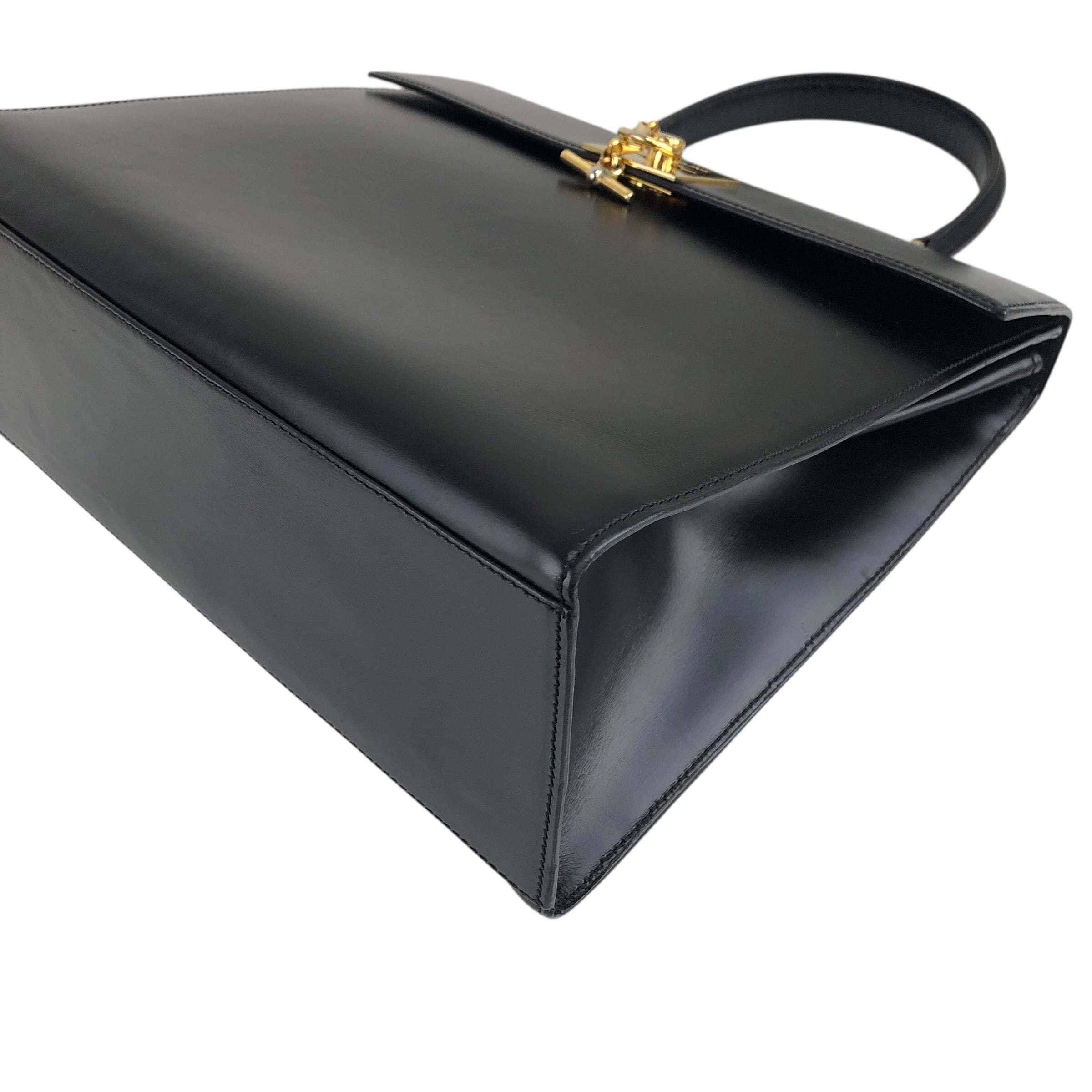 CELINE セリーヌ ハンドバッグ ブラック ガンチーニ チェーン CELINE セリーヌ ハンドバッグ ブラック ガンチーニ チェーン