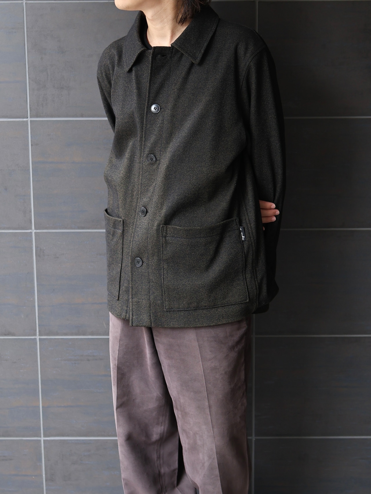 【agnes b.】coloring shirt jacket