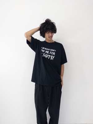 00s Message print T-shirt
