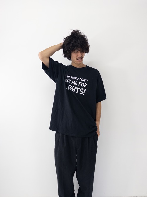 00s Message print T-shirt
