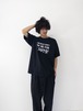 00s Message print T-shirt