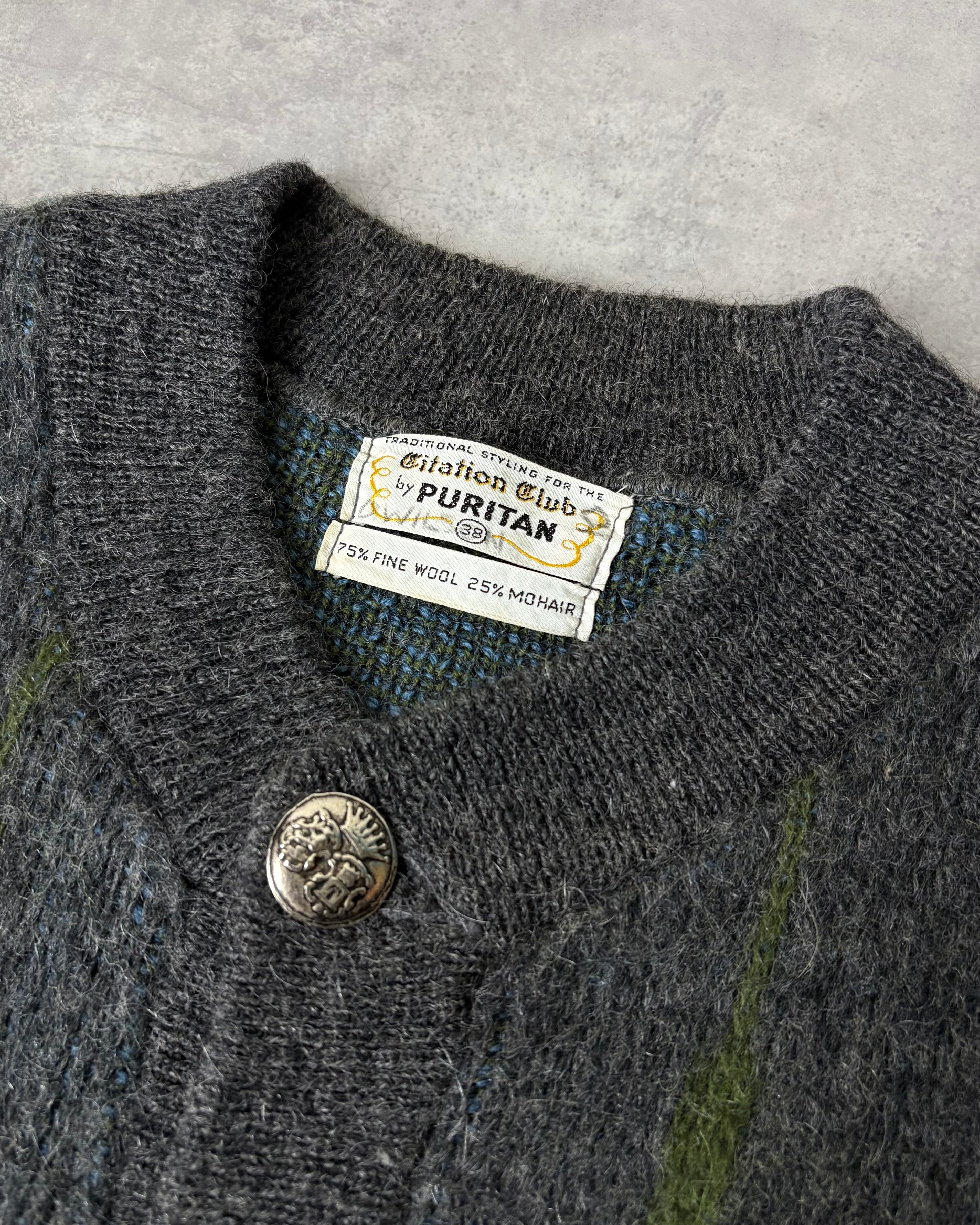 70s PURITAN Design Mohair Cardigan | VOLAR