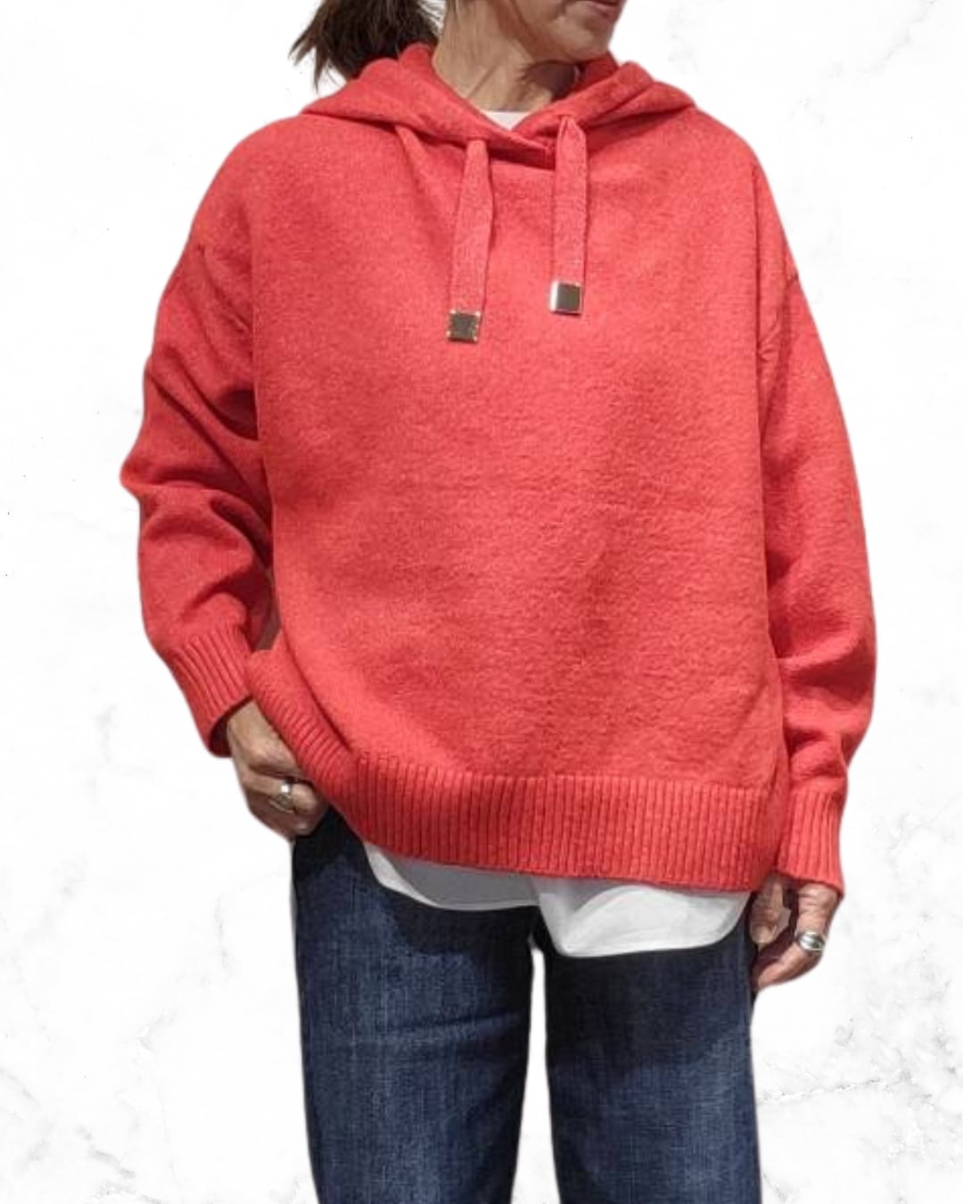 【10/24インスタライブ】インナーセットフードニットプルオーバー 80256377 ディニテコリエ