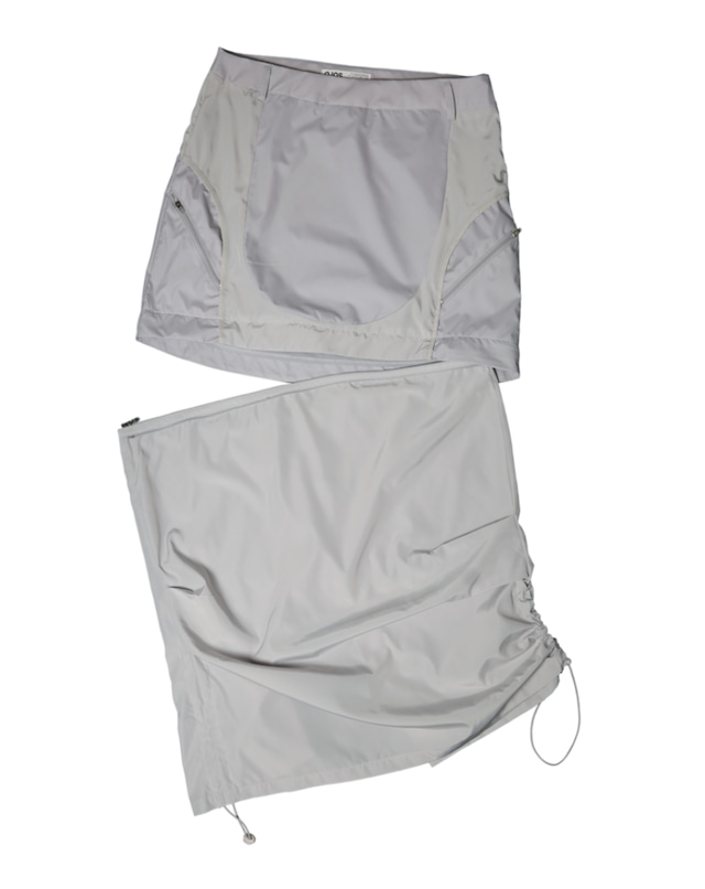 [OJOS] 3-Way Nylon String Skirt / Grey 正規品 韓国ブランド 韓国通販 韓国代行 韓国ファッション オホス