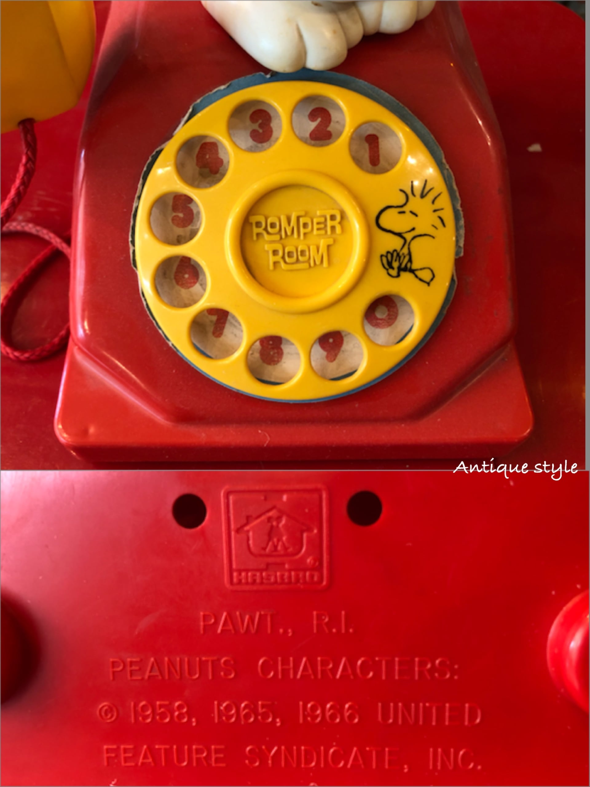 USA 40s 50s TELEPHONE TOY ヴィンテージ 電話 ブリキ