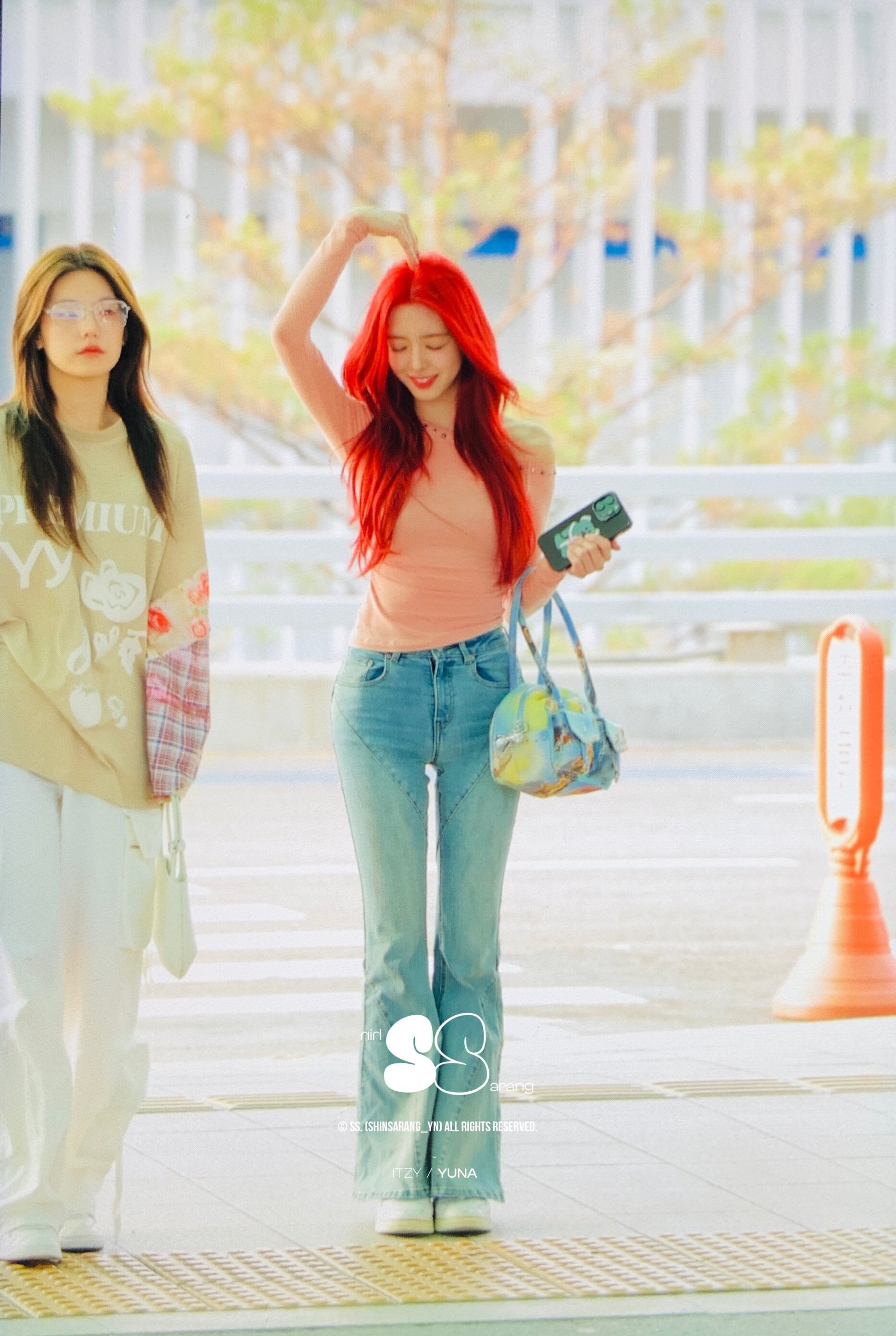 ☆ITZY ユナ 着用！！【1JINNSTUDIO】ビンテージ ブーツカット