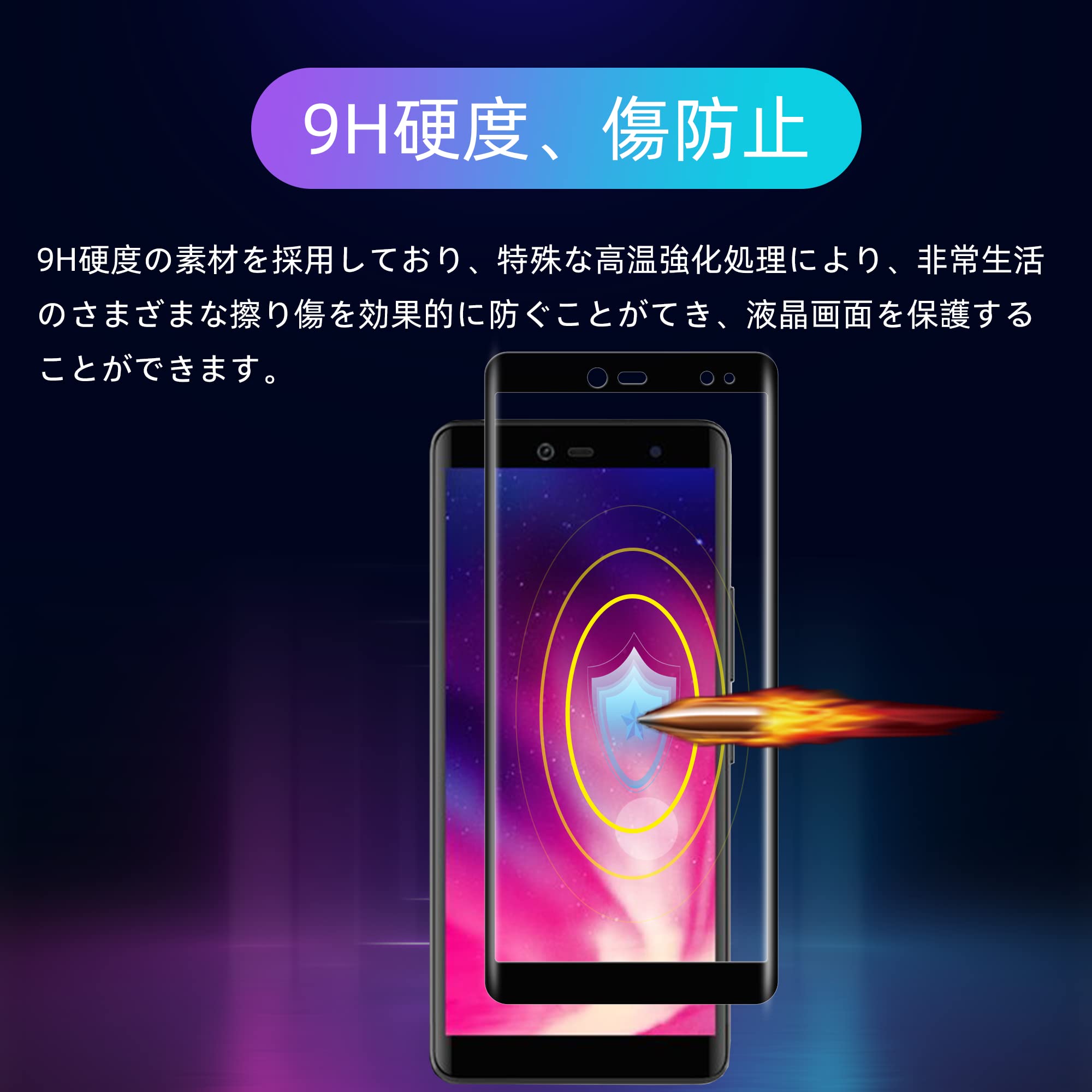 1枚セット Rakuten Hand/Hand 5G ガラス フィルム + Rakuten Hand 5G