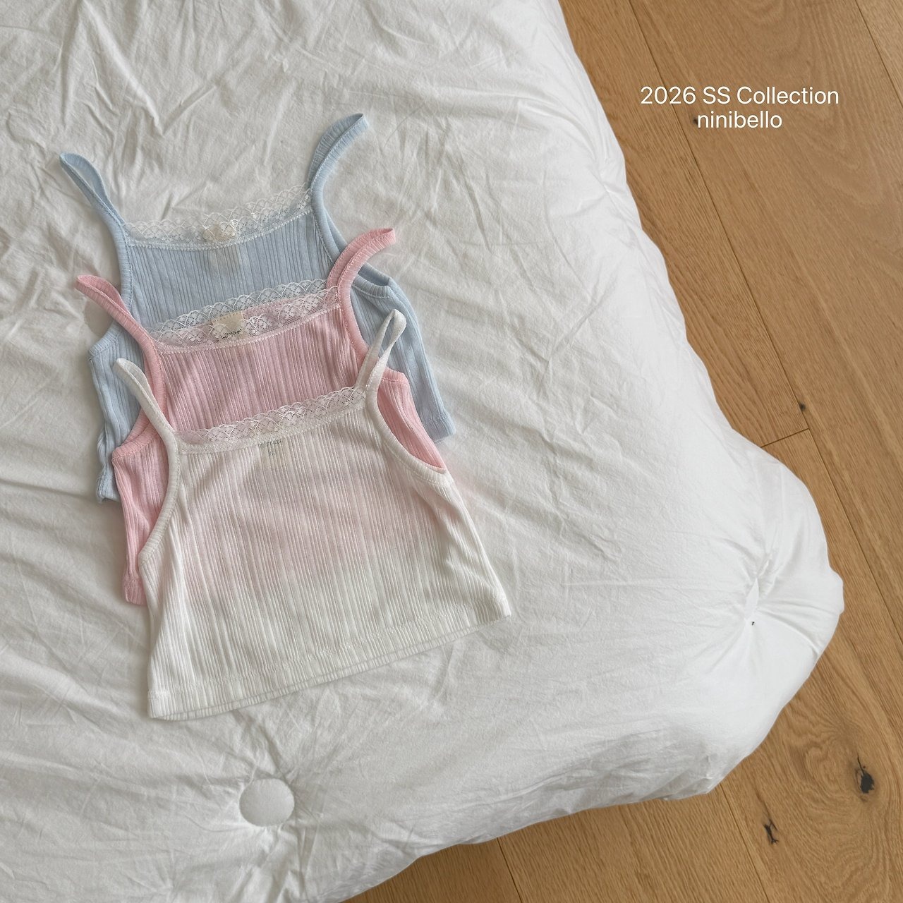 [ninibello] Sherbet Sleeveless Cardigan Set-up +fee2 / [니니벨로] 샤베트나시가디건세트