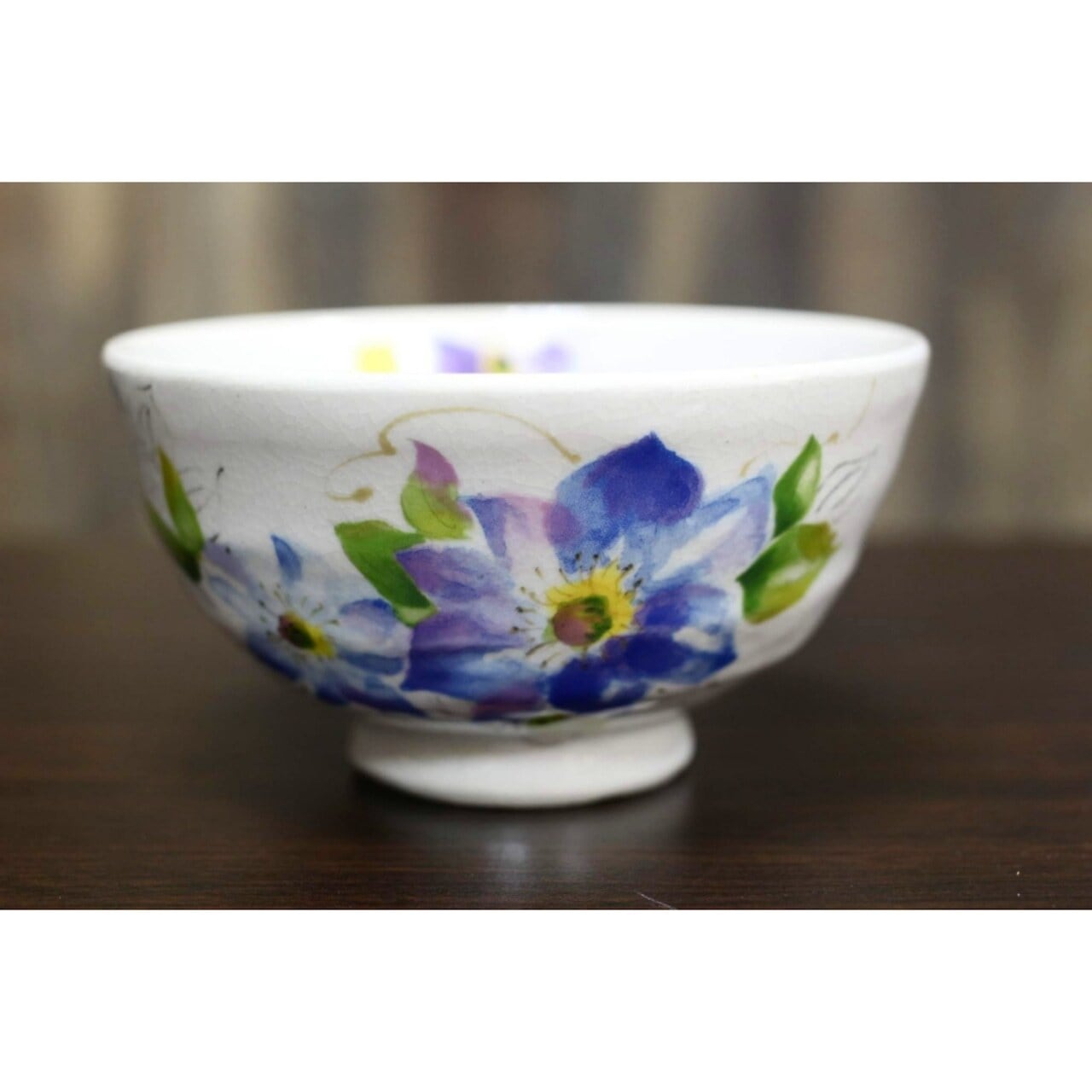 美濃焼陶器 お茶碗 花模様 青花 | キッチン雑貨 Brounie1