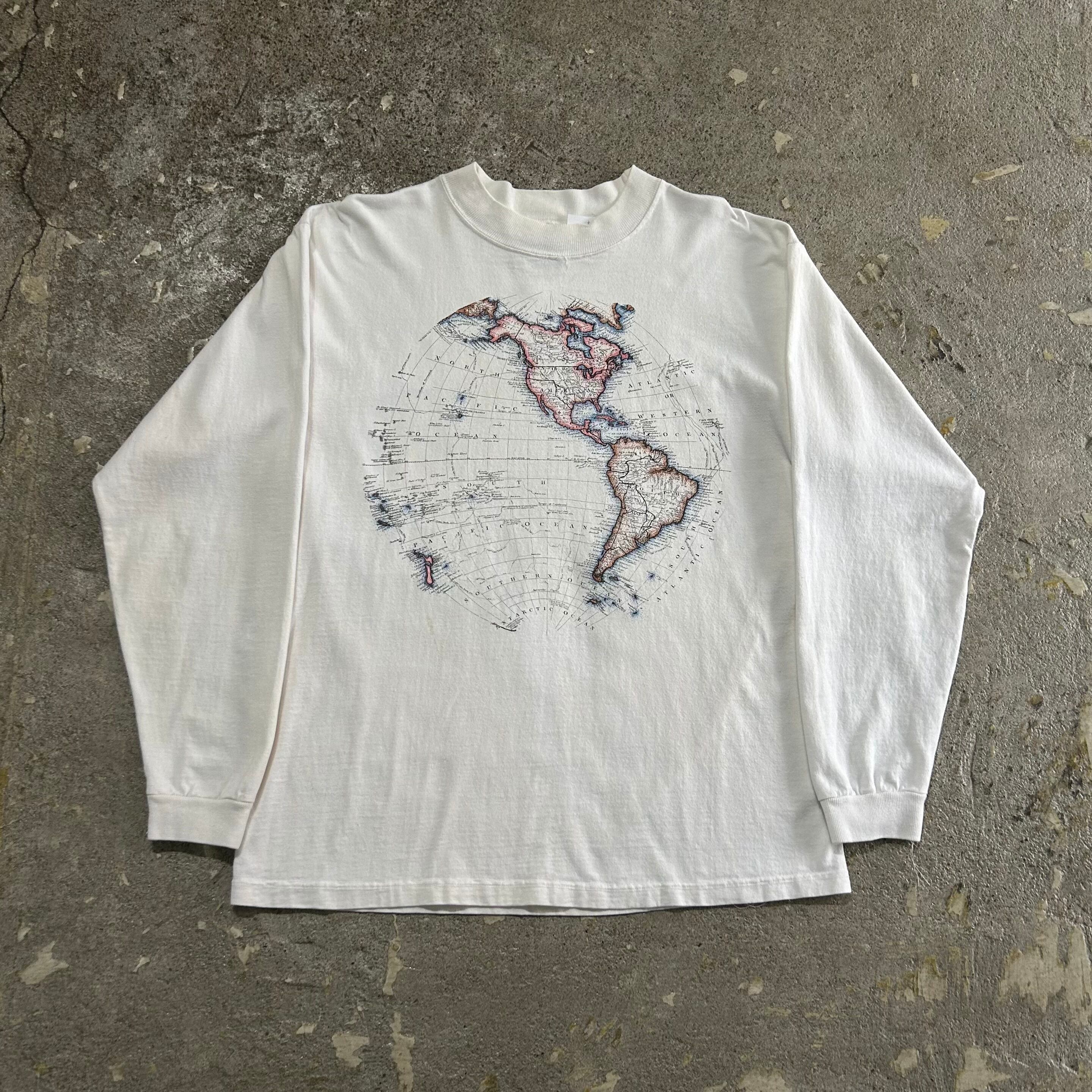 90s MAZE earth print L/S T-shirt【仙台店】