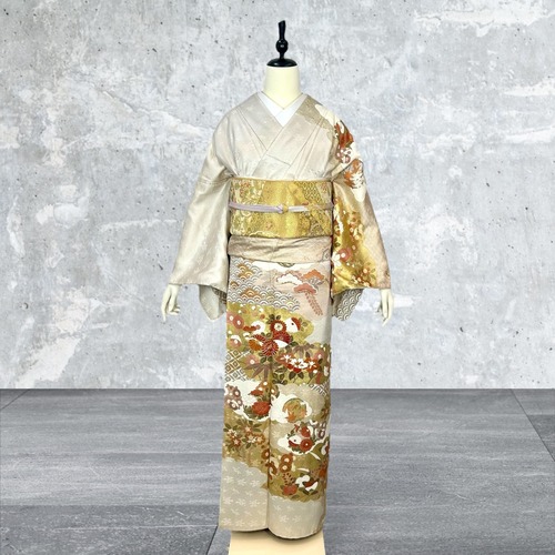 訪問着・附下げレンタル フルセット HT-0151-Lサイズ