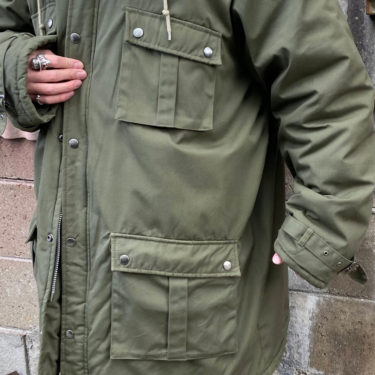 ビッグサイズ 70〜80年代 民間品 ミリタリー フィールドパーカー