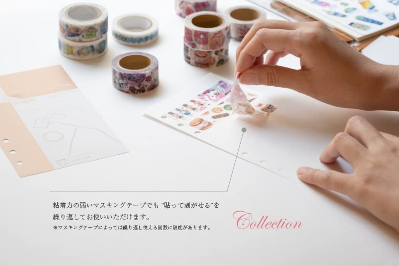 わたしのシールコーデ帳 ミニ5サイズステム手帳用 シール台紙 LETS